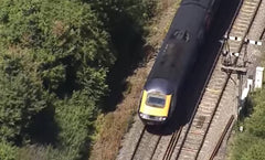 Still taken from Cotswolds & Malverns Line train video.