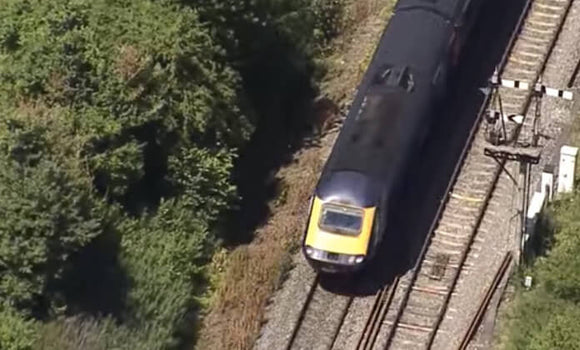 Still taken from Cotswolds & Malverns Line train video.
