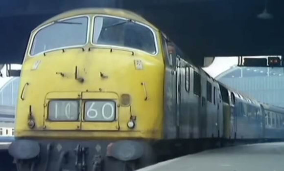 Still taken from Diesel & Electric on 35mm, volume 3 train video.