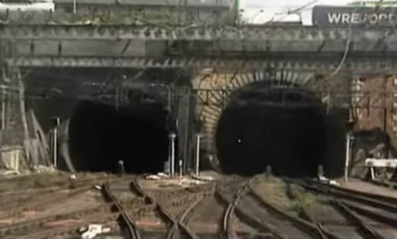 Still taken from Flying Scotsman train video.