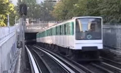 Still taken from Metro (Paris) train video.